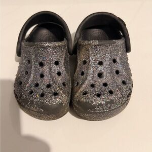 CROCS Glittery toddlers Water Shoes - Black